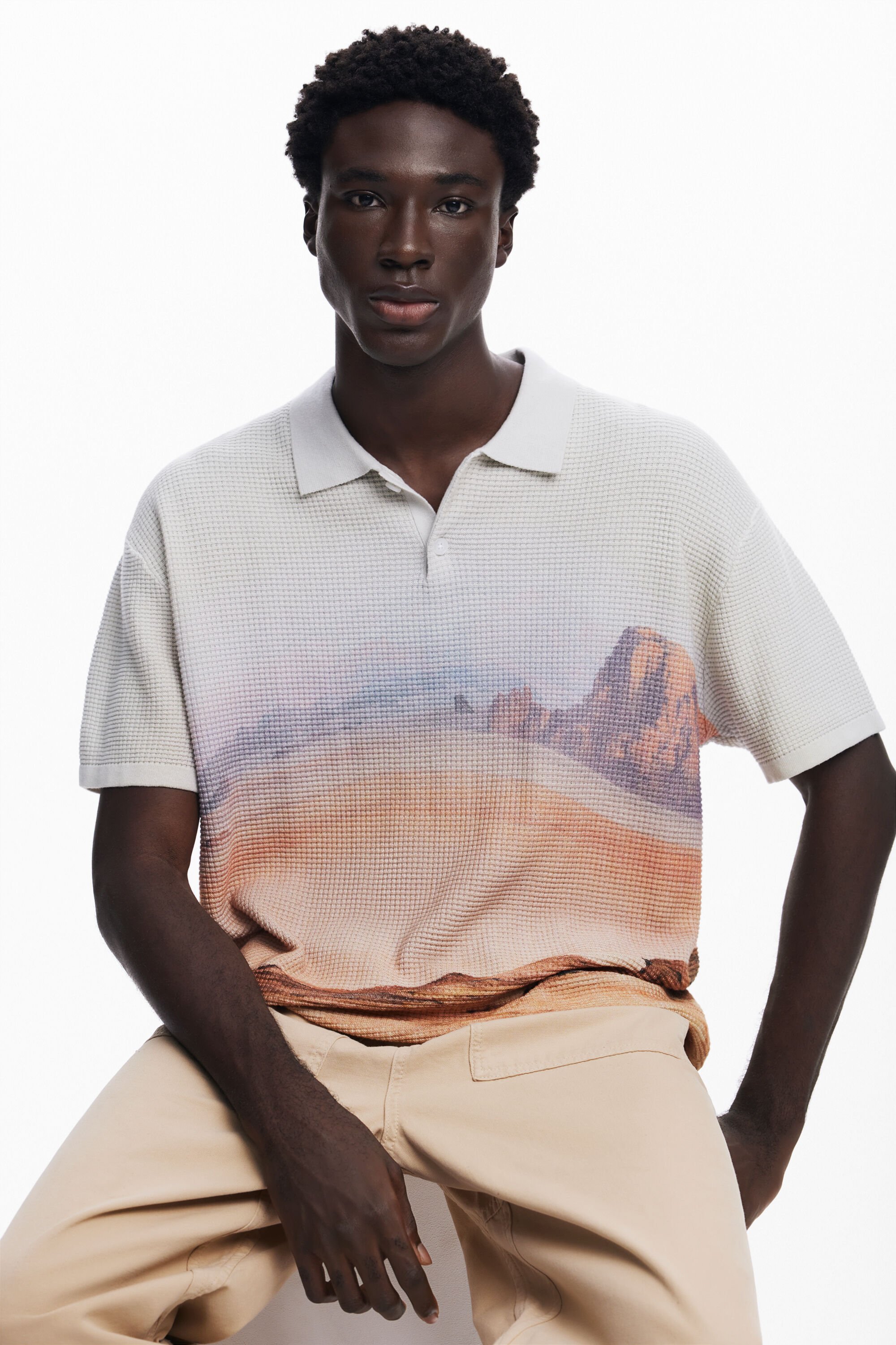 Landscape T shirt men s I Desigual