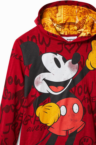 T-shirt met capuchon Mickey Mouse | Desigual