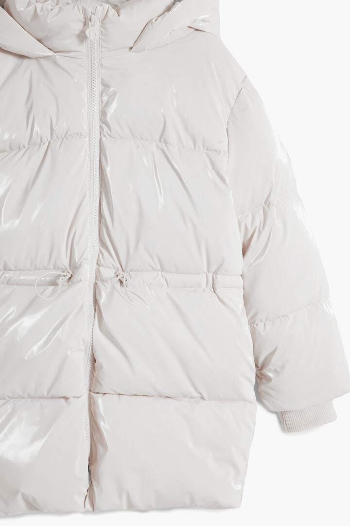 Veste longue matelassée brillante | Desigual