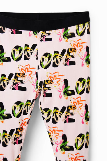 Love flower leggings | Desigual
