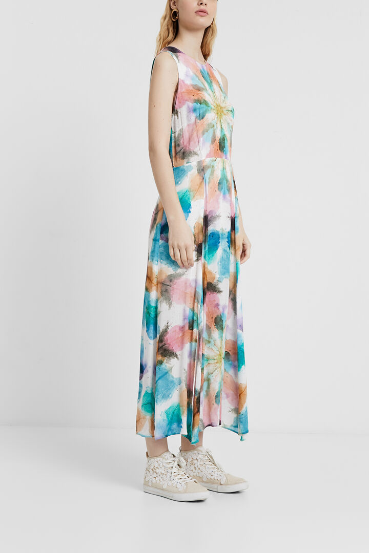 Robe longue délavée | Desigual