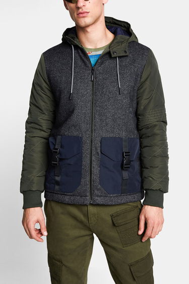 Tweed jacket hood | Desigual
