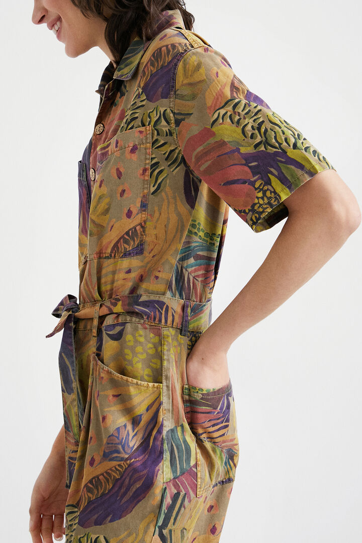 Camoflower Tencel ™ jumpsuit | Desigual