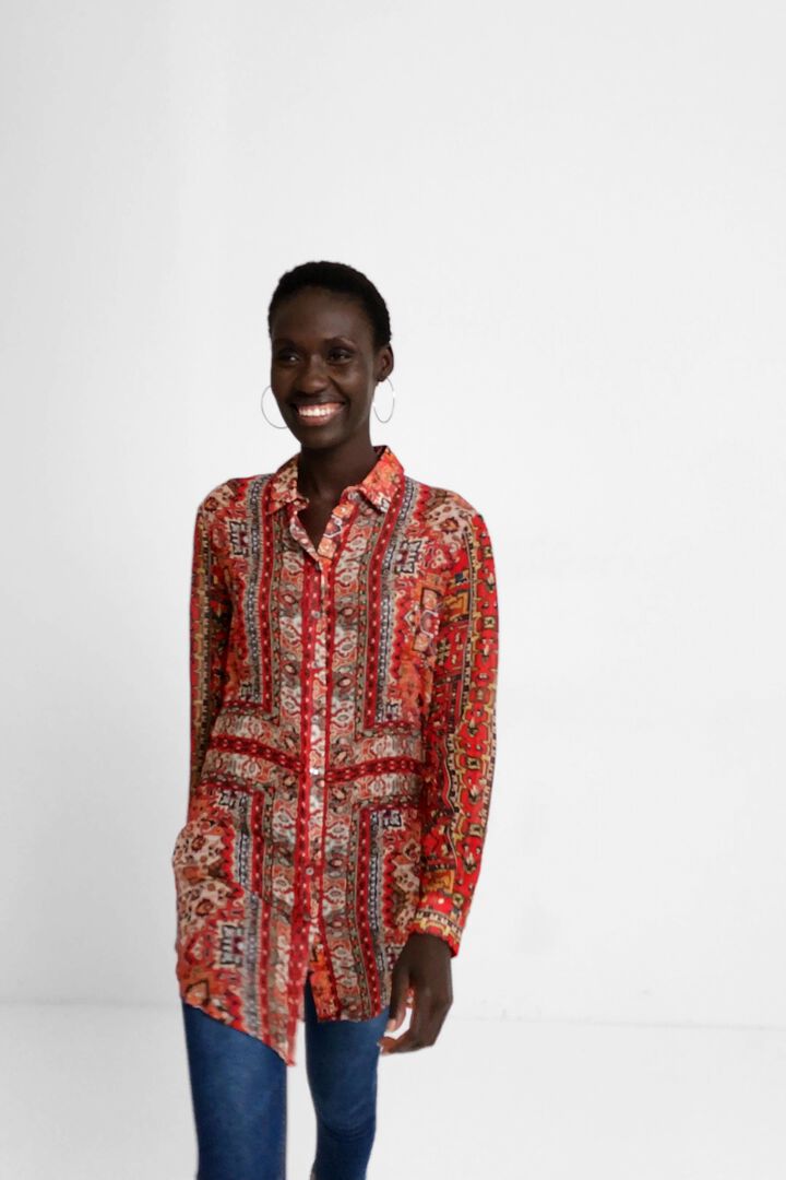 Long shirt ethnic friezes | Desigual