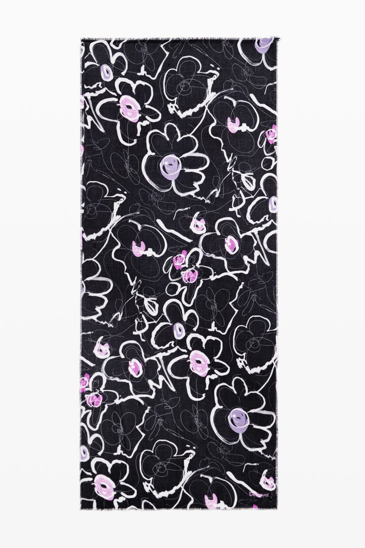 Foulard flores