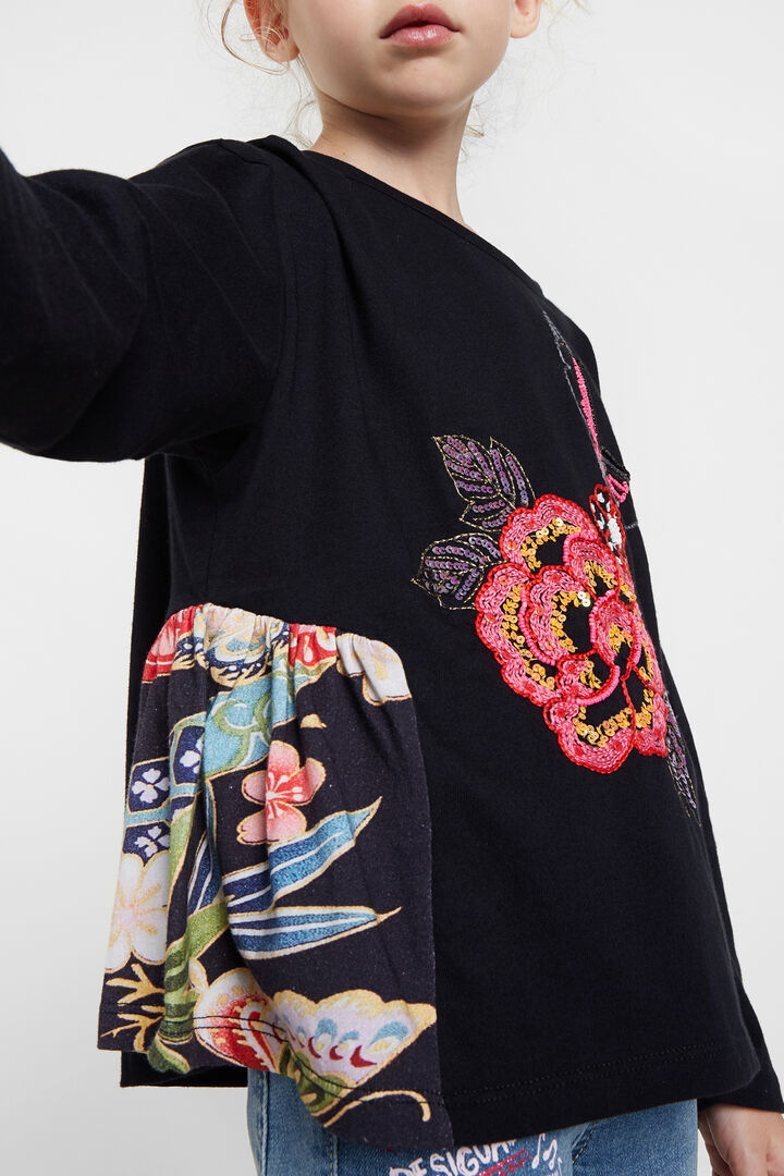 Camiseta laterales vuelo | Desigual