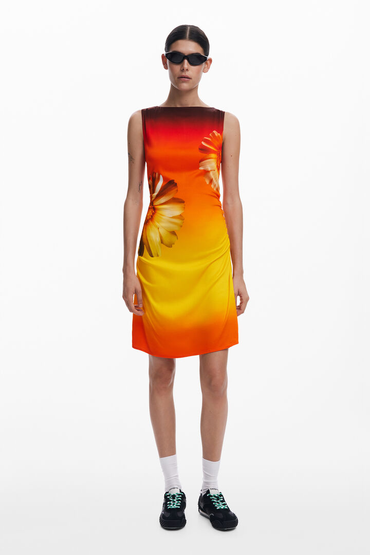 Vestido asimétrico degradado | Desigual