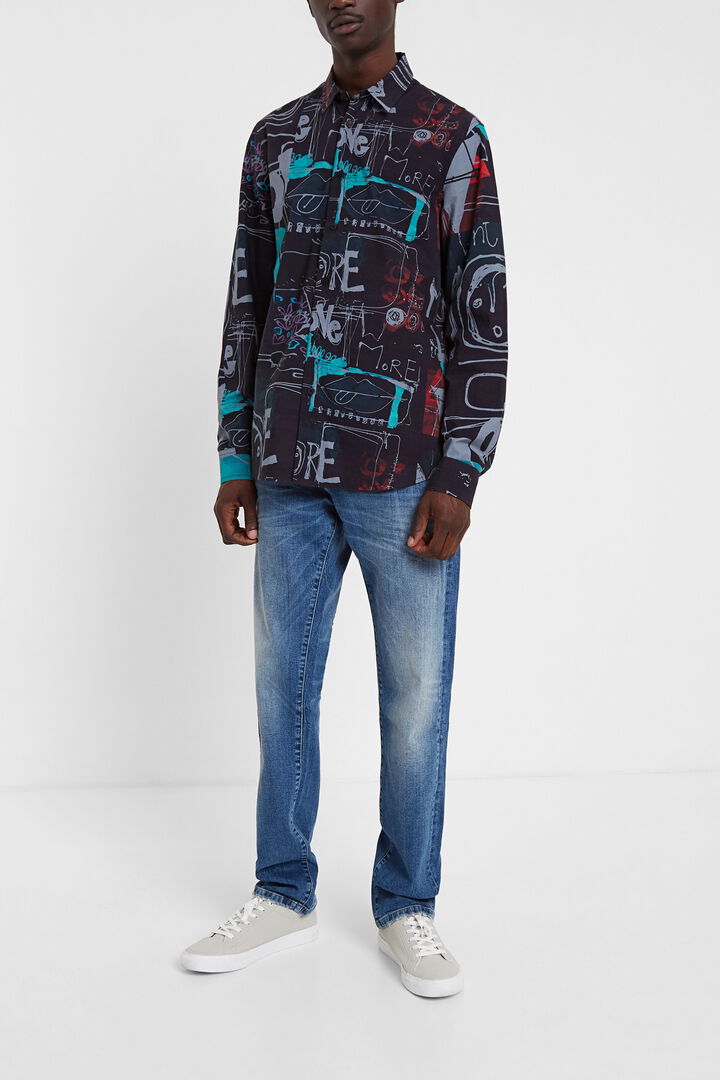 Camisa urbana estilo grafiti | Desigual