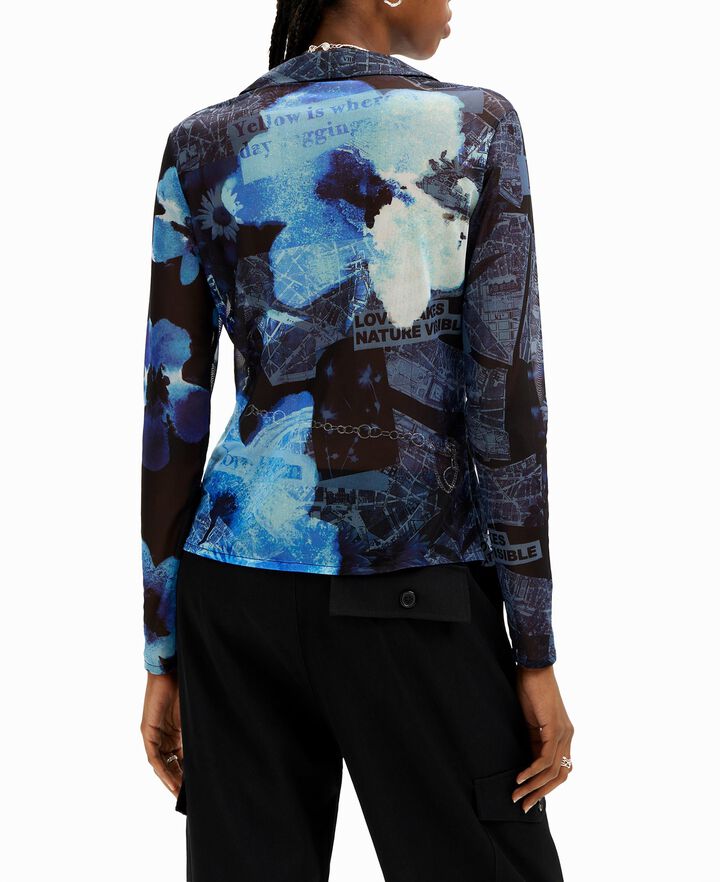 T-shirt tulle patchwork arty | Desigual