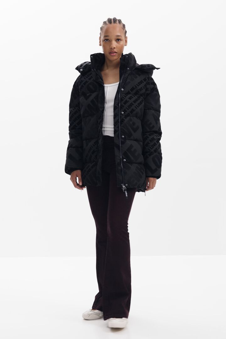 Chaqueta acolchada folcado | Desigual