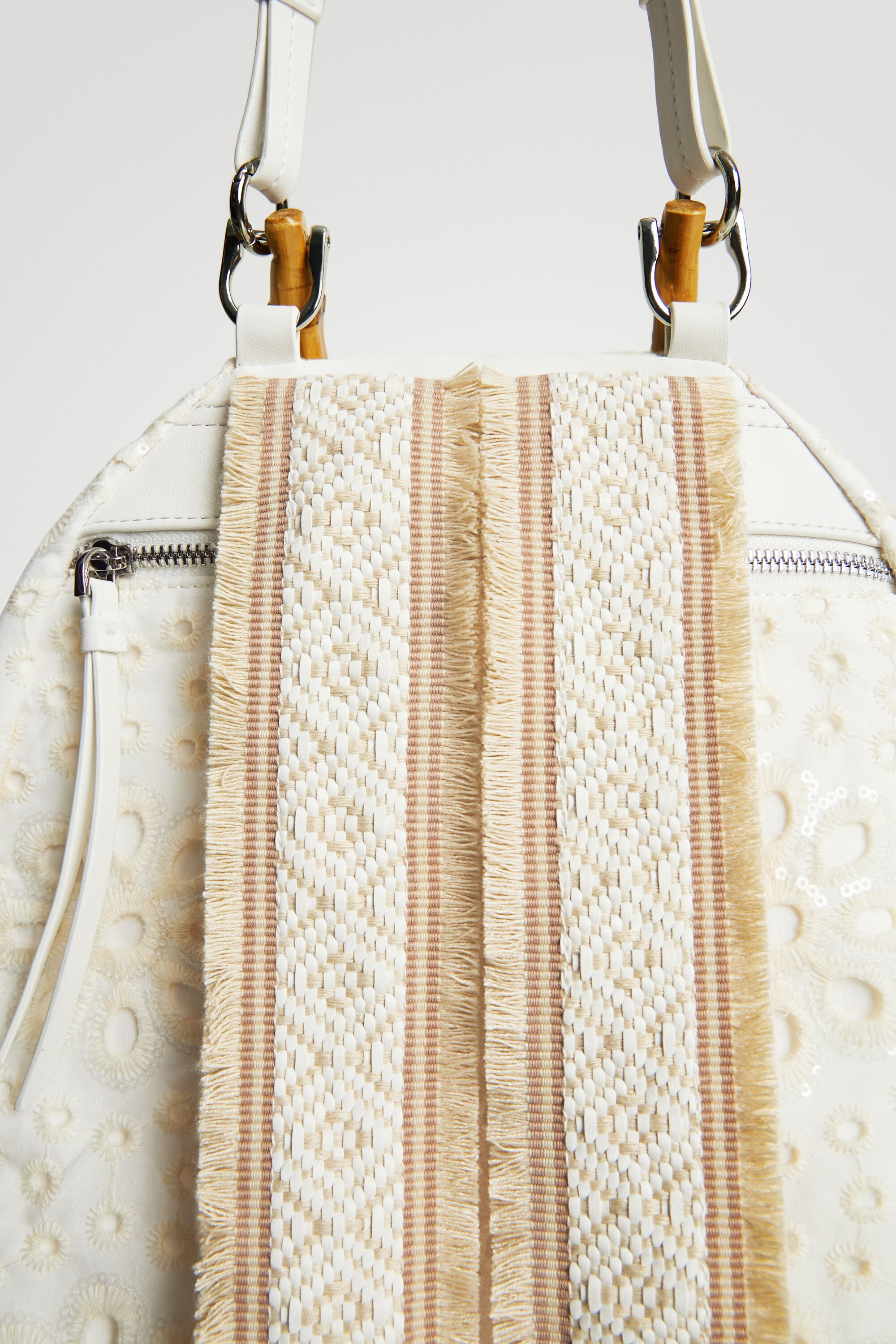 マルチポジション イギリス刺繍 ミドルバックパック | Desigual.com