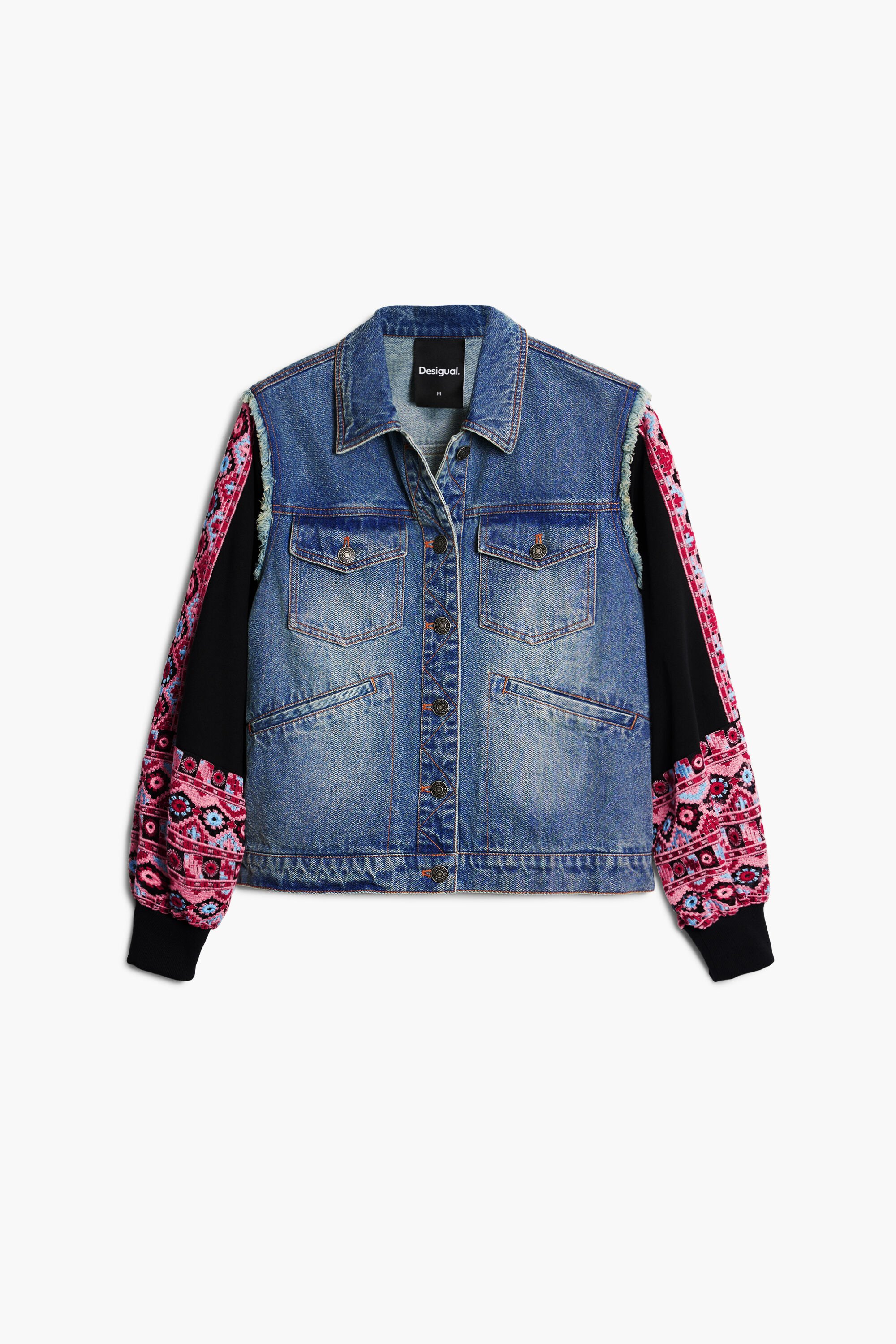 Desigual Textured Trucker Jacket