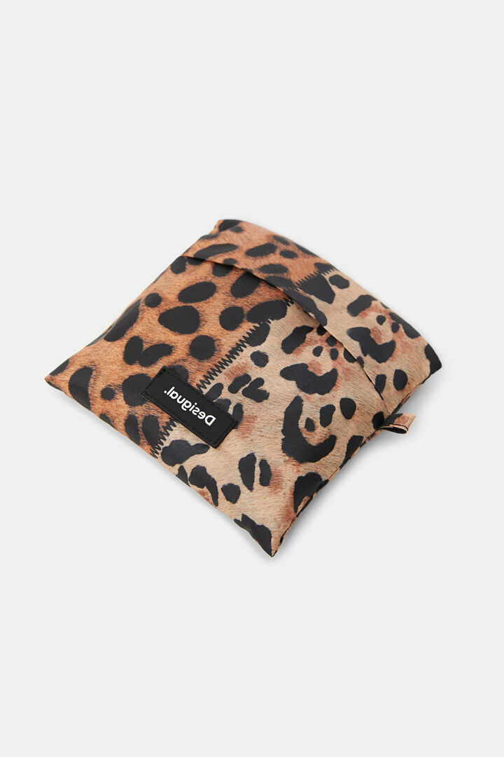 Bolsa plegable leopardo | Desigual
