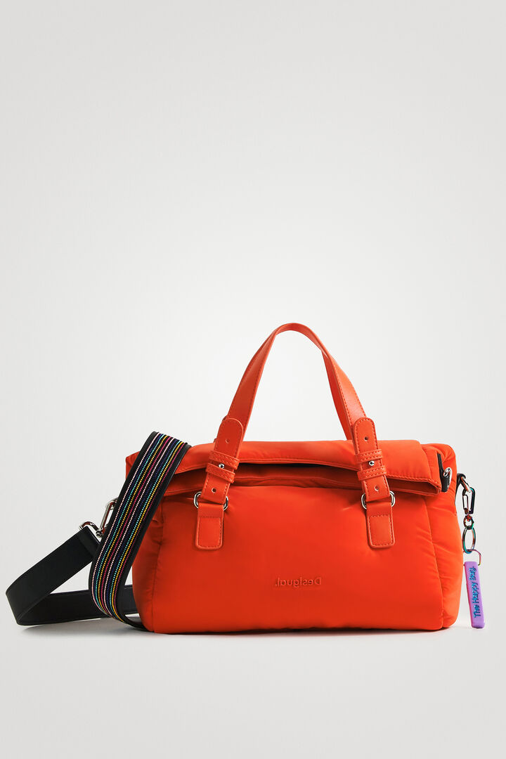 Einfarbige Handtasche technisches Gewebe | Desigual
