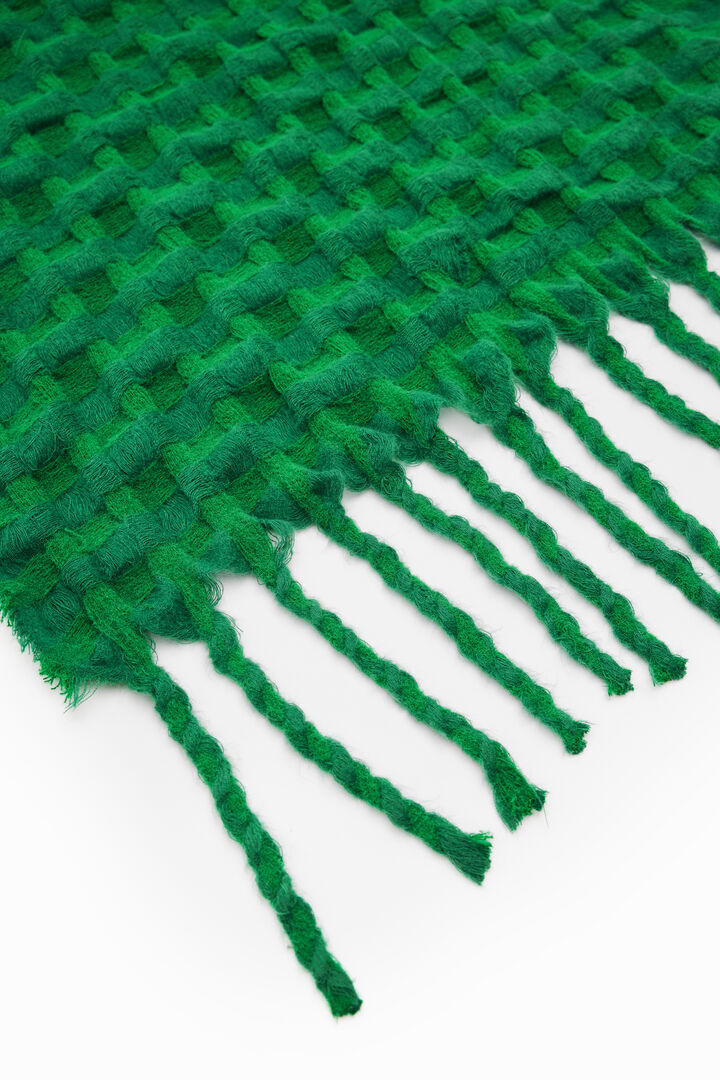 Plaid rectangular scarf | Desigual