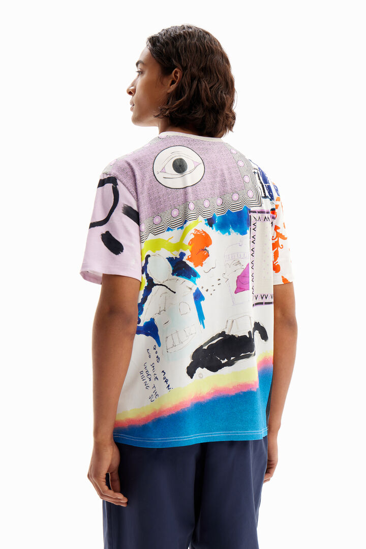 Camiseta fotográfica collage | Desigual