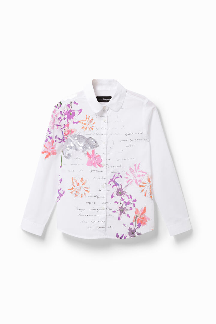 Camisa estampado y lettering | Desigual