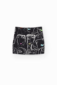 Slim-fit mini skirt | Desigual