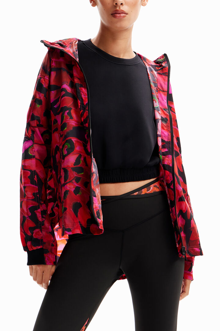 Short butterfly sport jacket | Desigual
