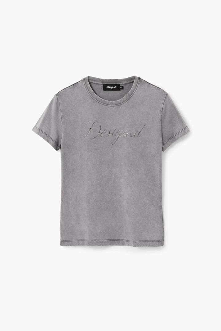 Slim rhinestone T-shirt | Desigual