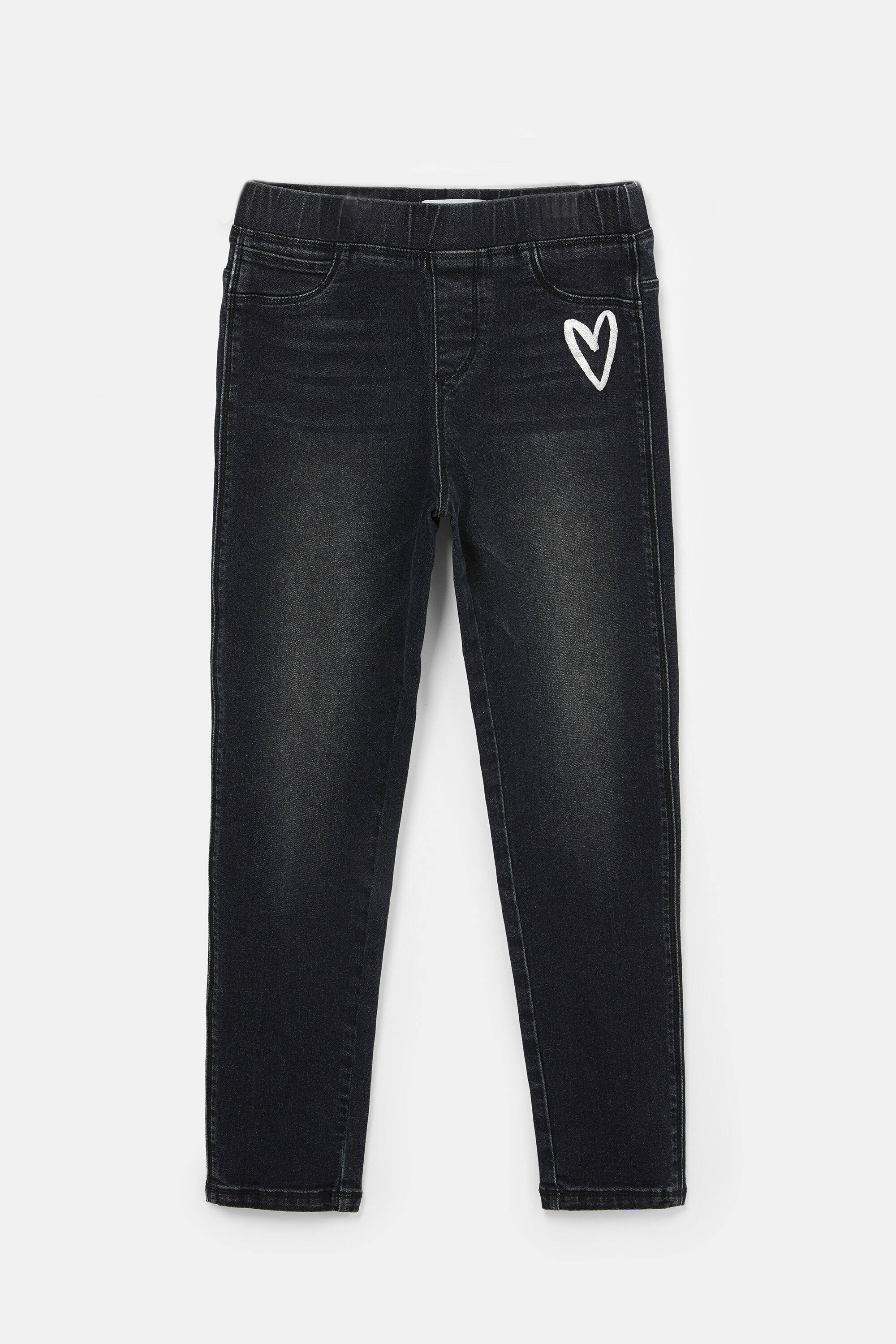 Slim denim leggings
