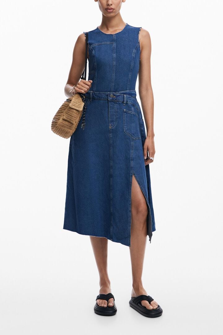 Vestido midi denim | Desigual