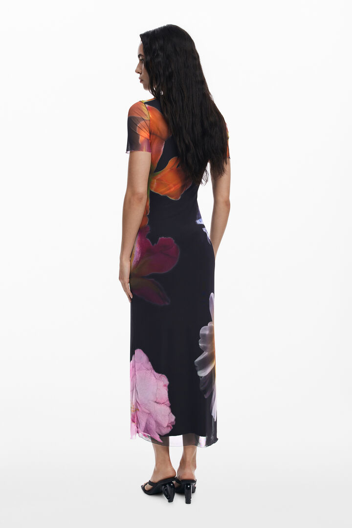 Tulle flower dress | Desigual