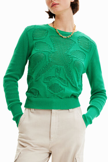 Jersey calados flor | Desigual