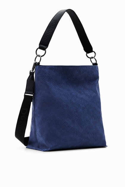 Large logo bucket bag