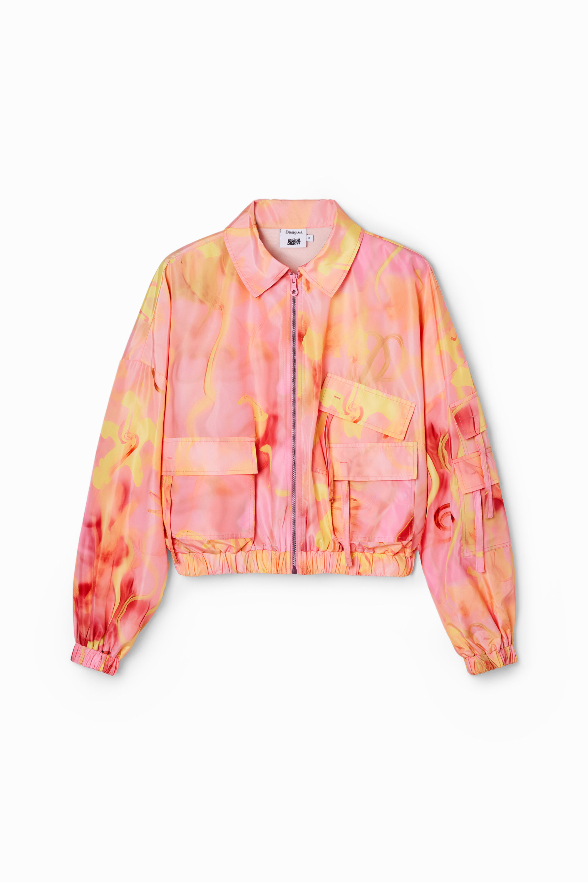 Oversize-Jacke Blumen Collina Strada