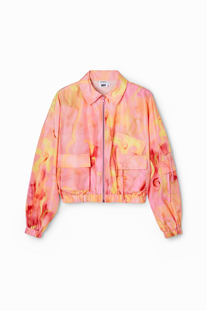 Veste oversize à fleurs Collina Strada | Desigual