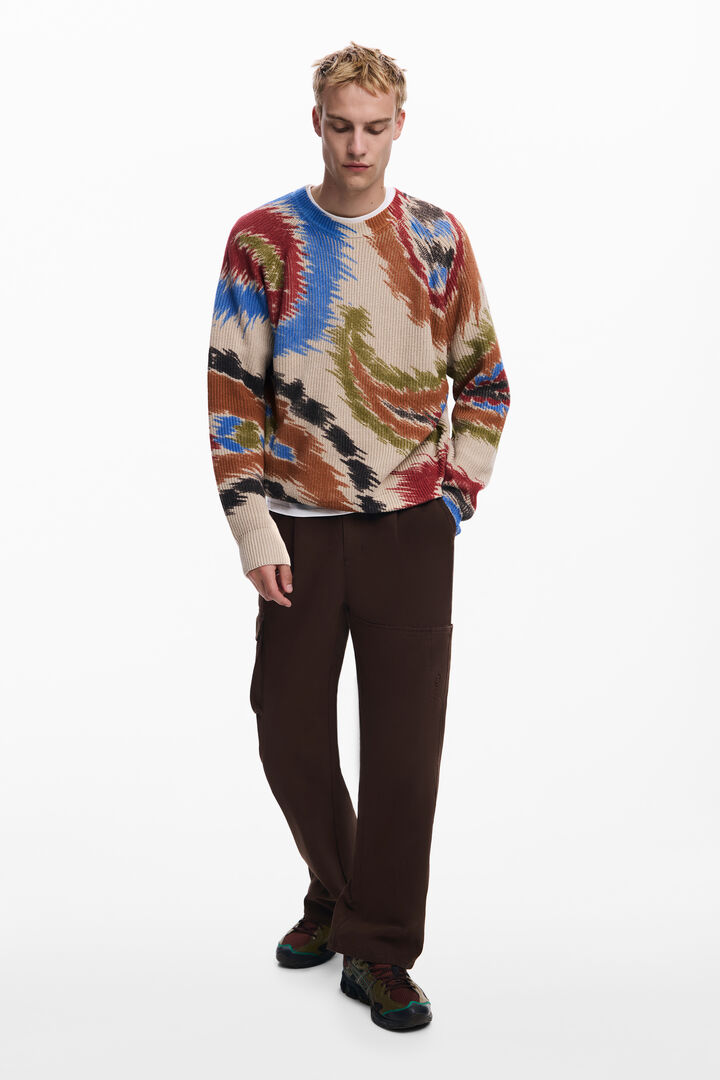 Abstract paisley sweater | Desigual