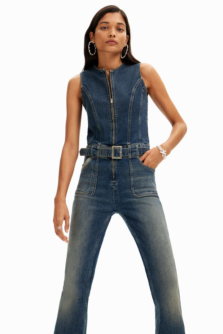 Dopasowany kombinezon jeansowy | Desigual