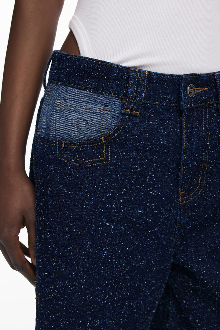Two-tone denim trousers | Desigual