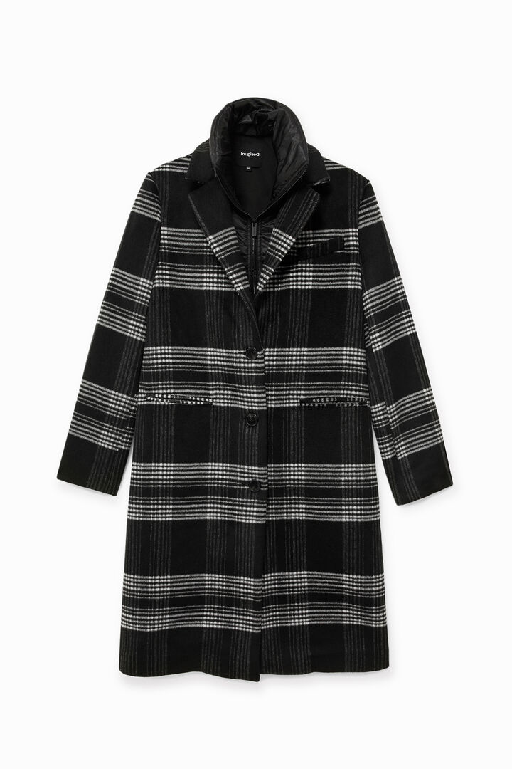 Long coat padded inner lining | Desigual