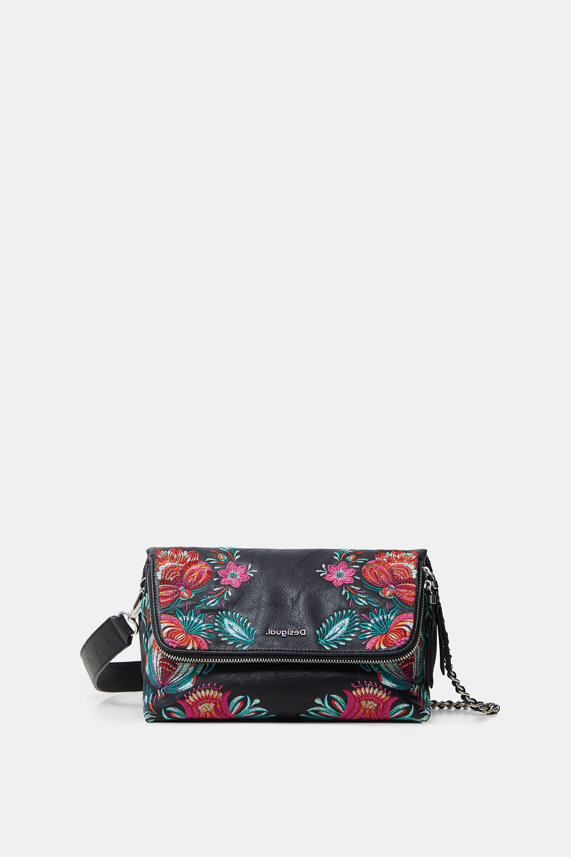 Sac top bandoulière fleuri
