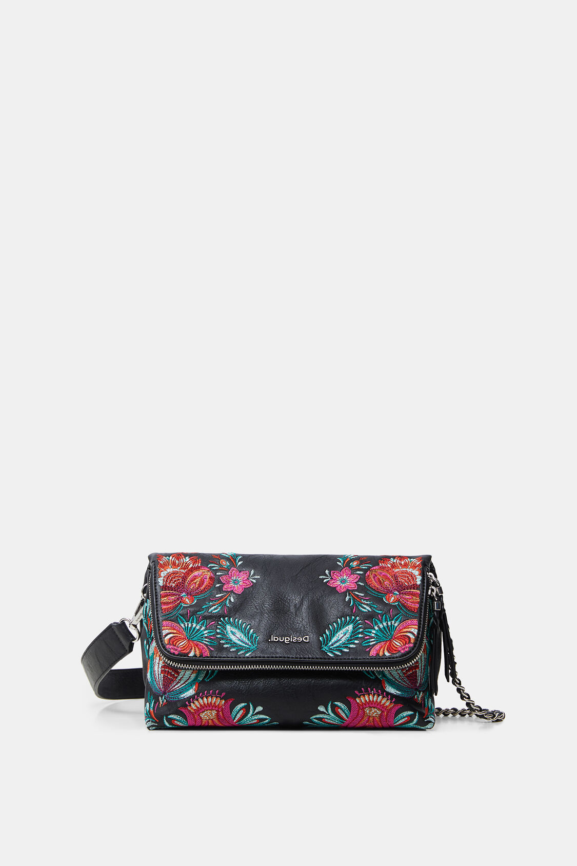 La oficina tarifa vitamina Bolso bandolera floral | Desigual.com