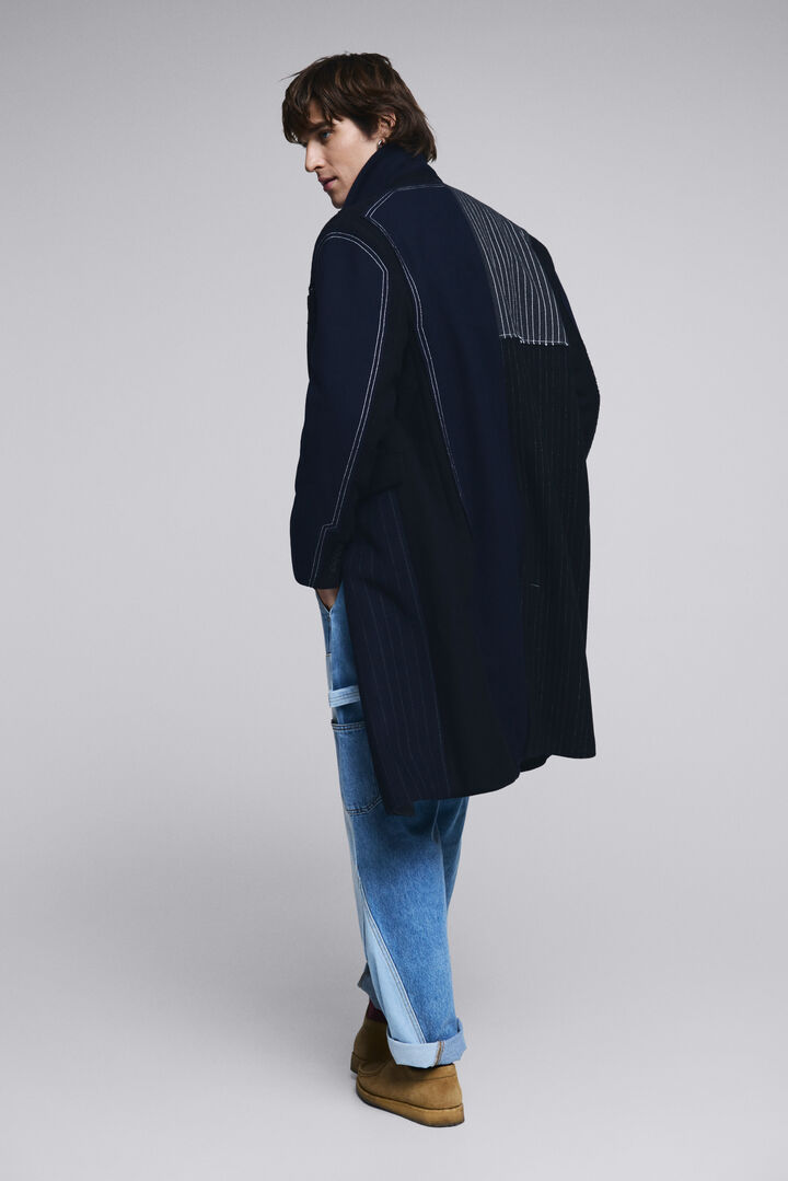 Abric llarg de ratlles | Desigual