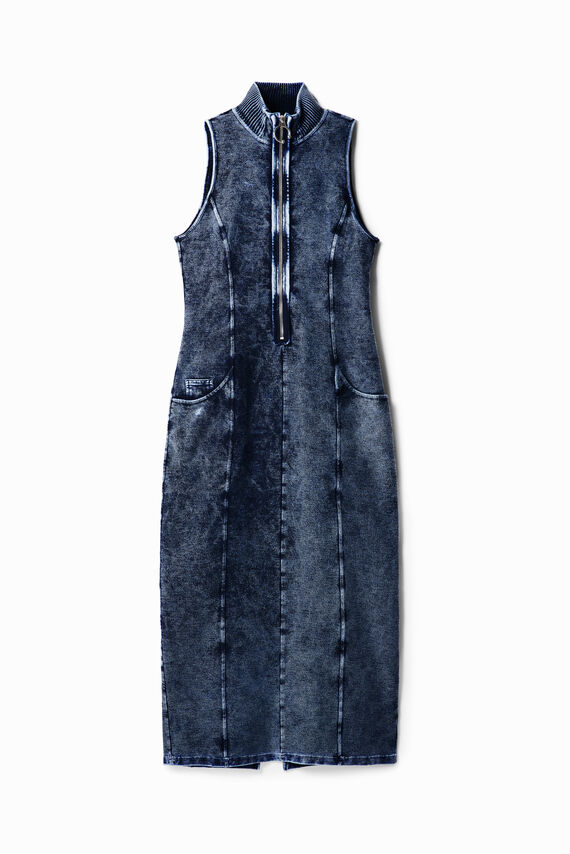 Robe midi zippée Nathy Peluso