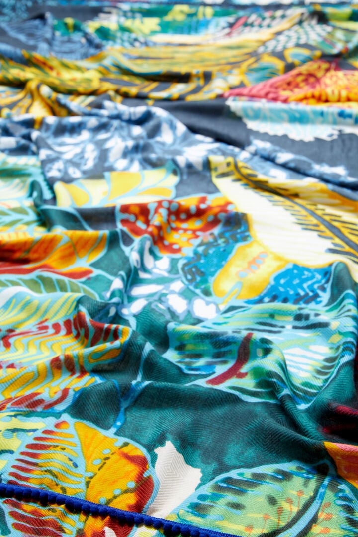 Foulard rettangolare floreale | Desigual