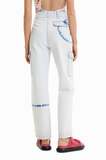 Vaqueros Cargo tie-dye | Desigual