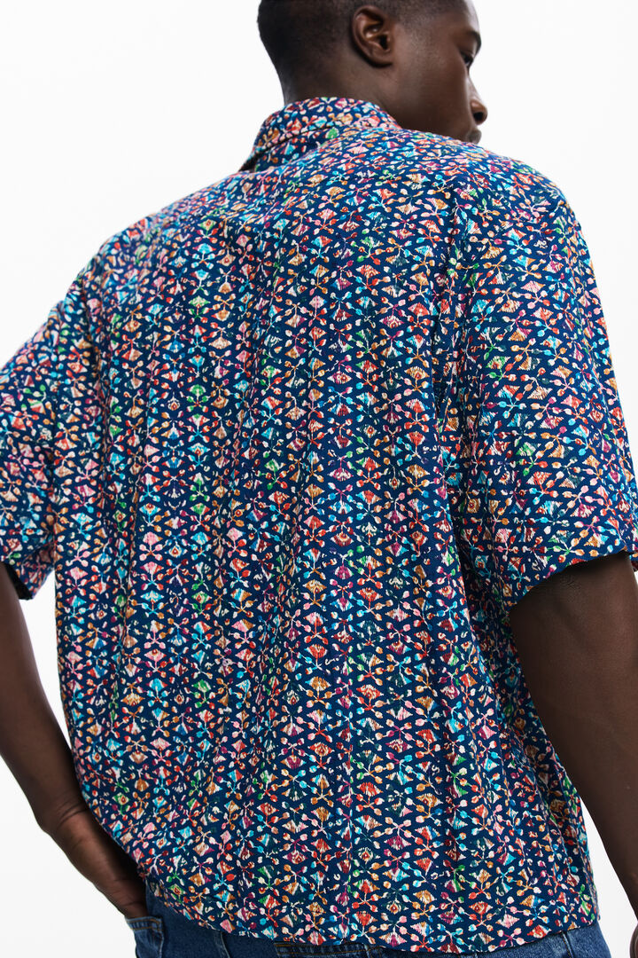 Camisa manga corta bordados étnicos | Desigual