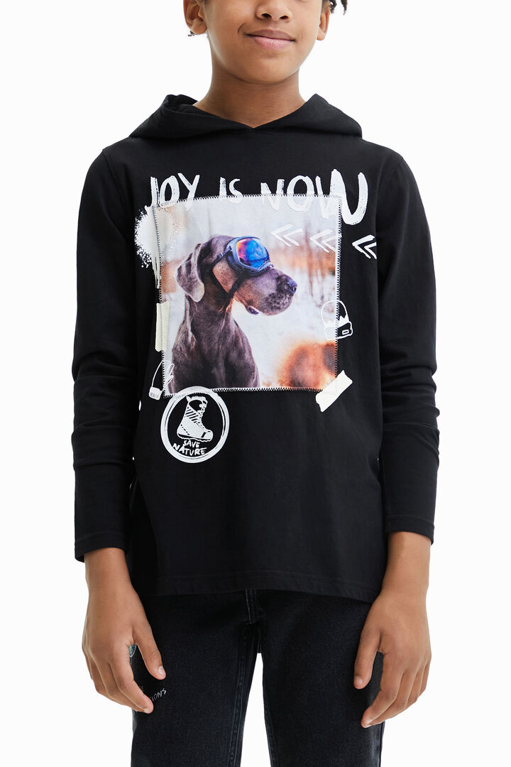 Hooded dog T-shirt | Desigual