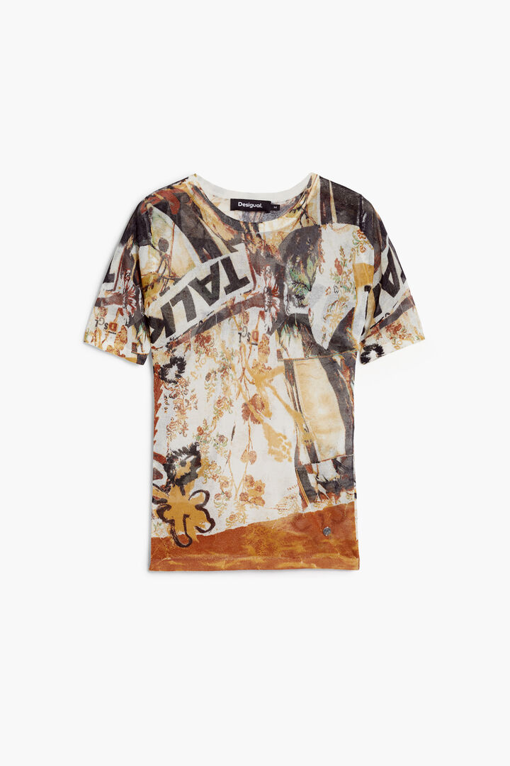 Collage knit T-shirt | Desigual