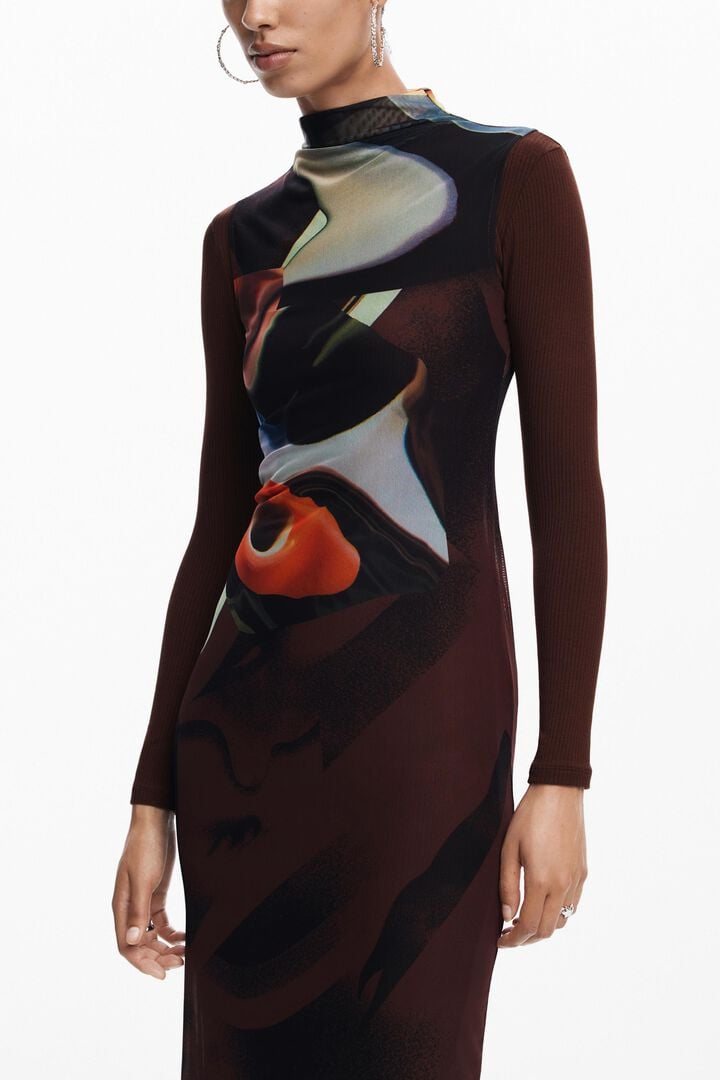 Multi-position midi dress | Desigual