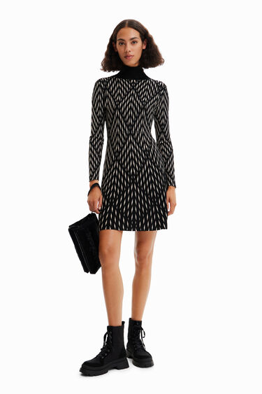 Geometric short dress | Desigual