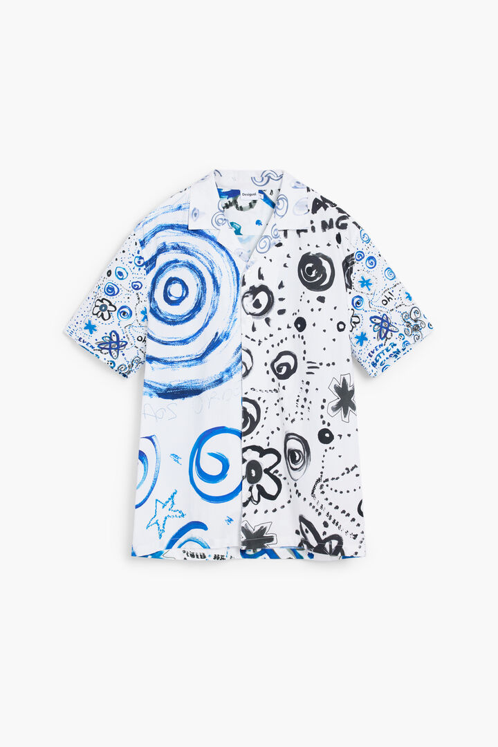 Short-sleeve spiral shirt