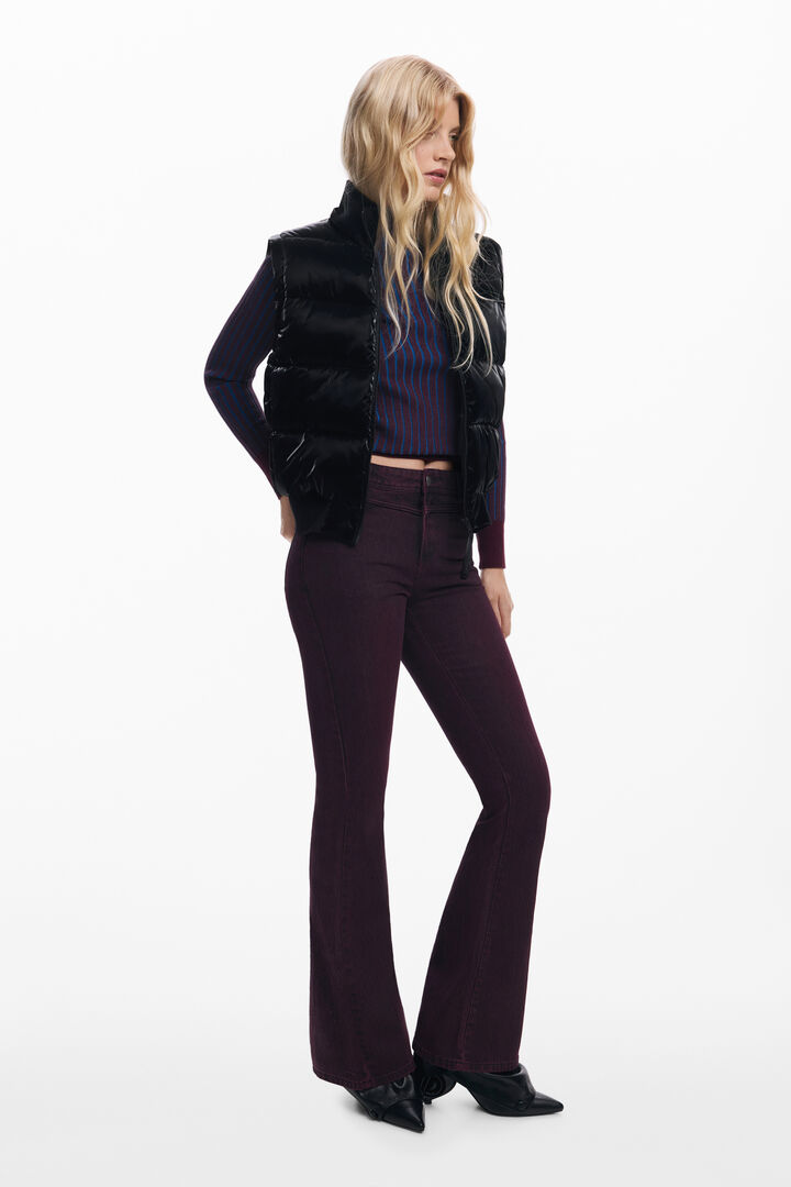 Shiny convertible padded jacket | Desigual