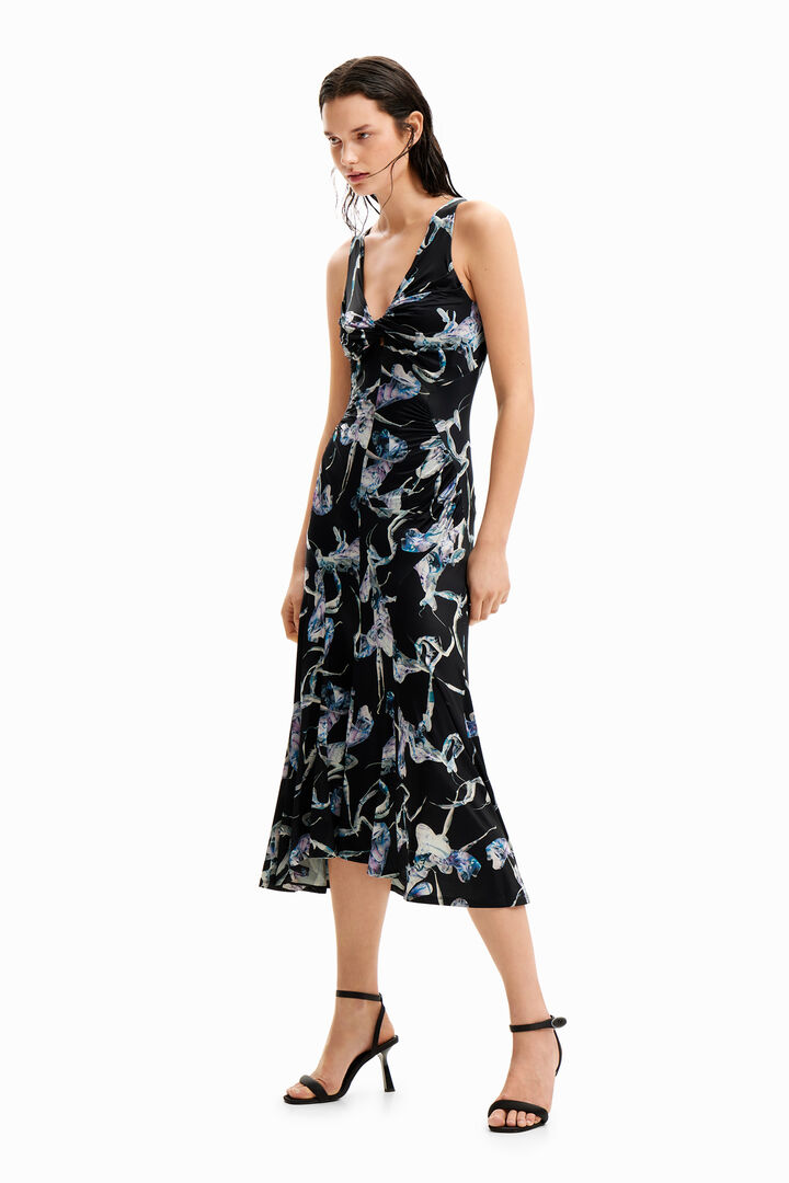 Maitrepierre slim midi dress | Desigual