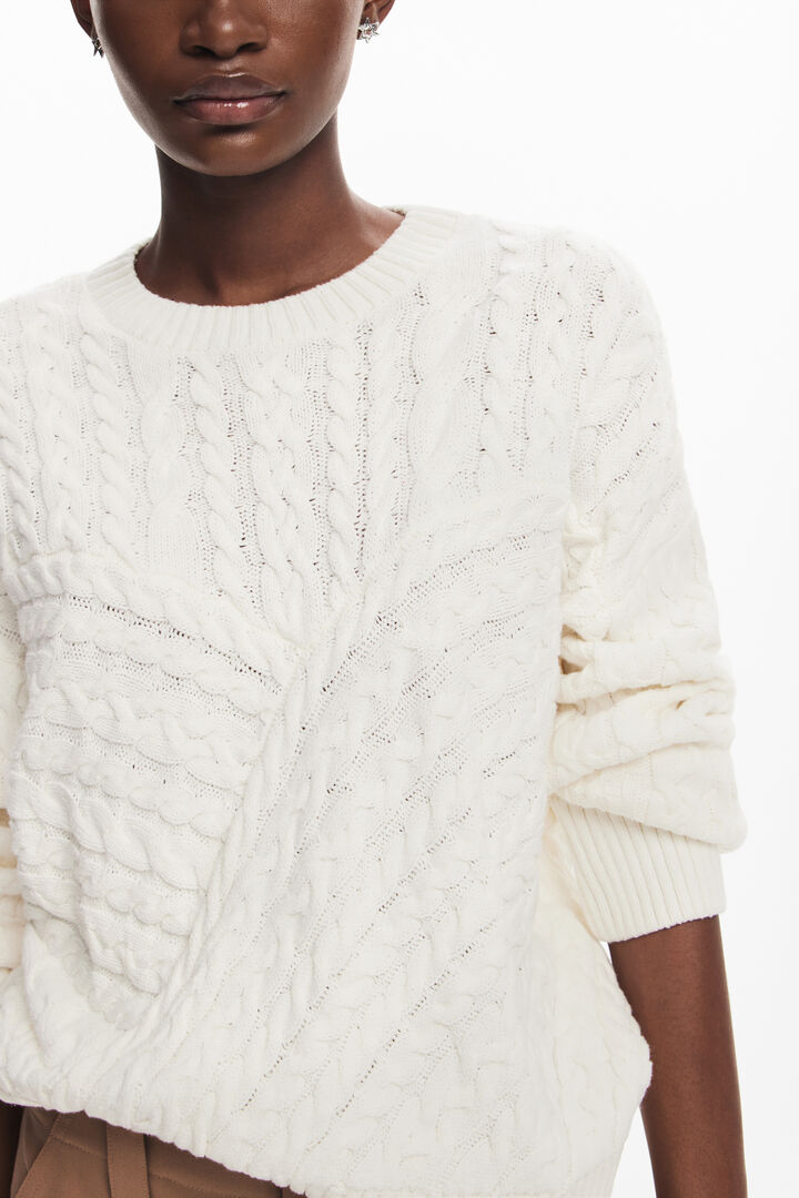 Jersey de punto relieves | Desigual